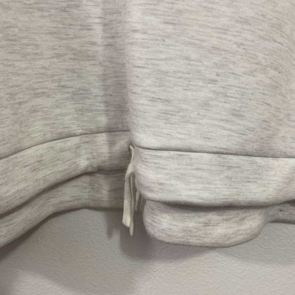 Varley Betsey Sweat Double Soft Sweatshirt Mock Neck Waist Tie Lounge Cozy Sz XL - Picture 5 of 13